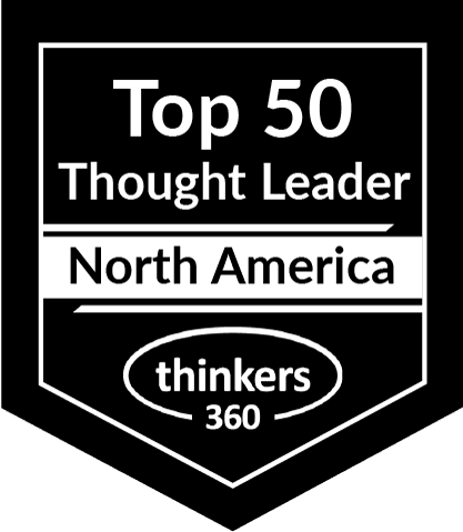 Award: Top 50 Thought Leader in North America, Issued by Thinkers360