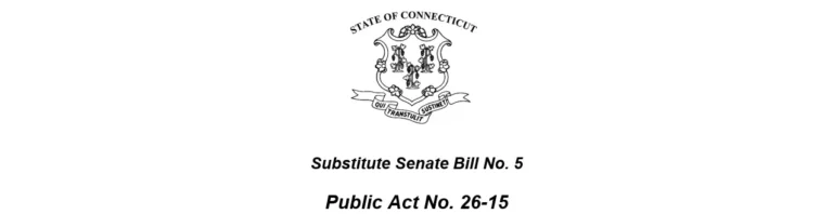 Connecticut SB5 Header