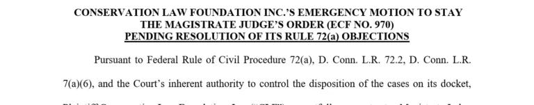 June 1 Motion 975 from CLF