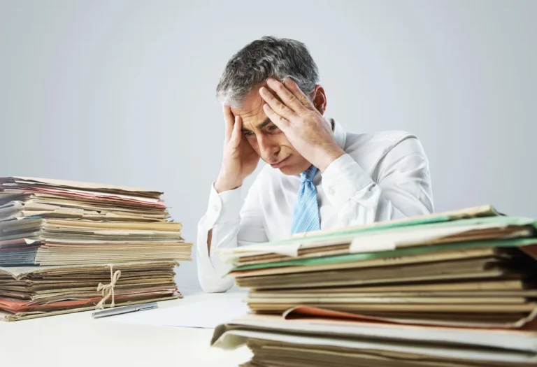 Stacks of paperwork
