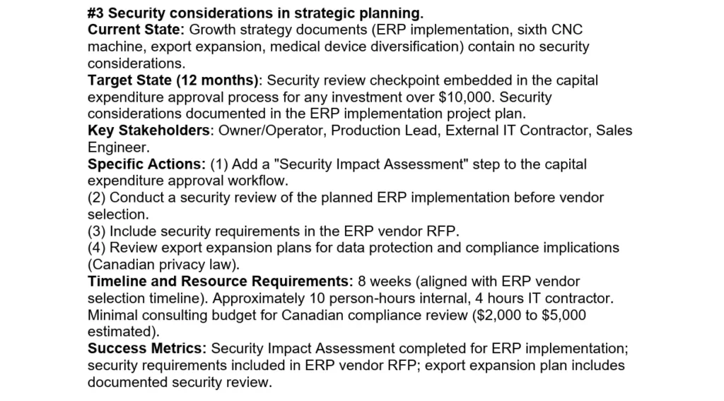Chapter 7 Security Governance Maturity Assessment Demo